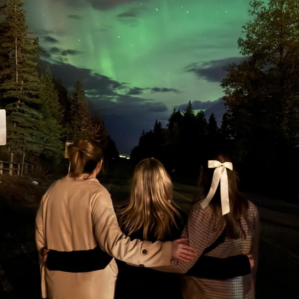 Guests enjoying a scenic view.